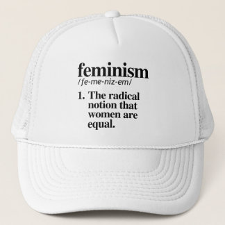FEMINISM DEFINITION TRUCKER HAT