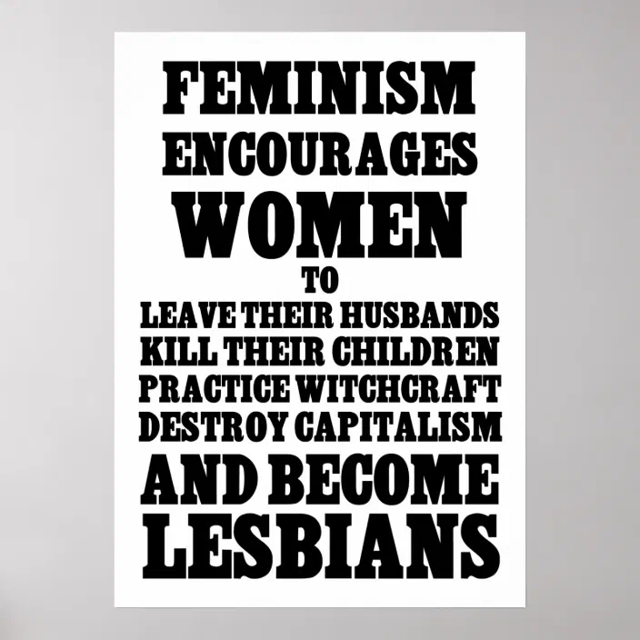 Framed Feminist Wall Art Smash The Patriarchy Feminism Encourages Women to Leave Their Husbands Vintage Feminist Art Print Gift