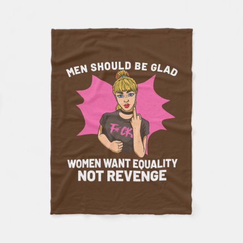 Feminism Female Empowerment Pro choice Pro Fleece Blanket