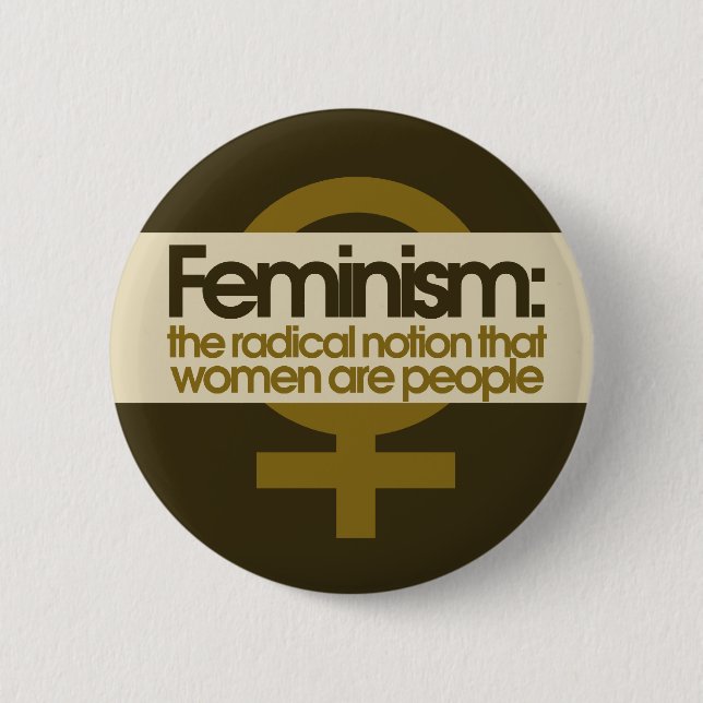 Feminism for Women Button (Front)