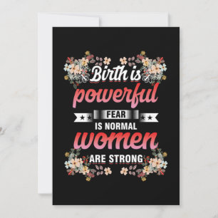 Feminism Gender Equality Feminist Gift Birth Is Po Invitation