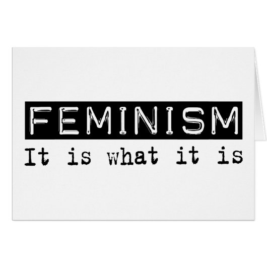 Feminism It Is Cards (Front Horizontal)
