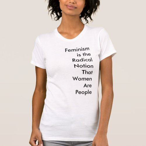 Feminism Jersey T_Shirt