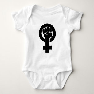FEMINISM LOGO BABY BODYSUIT