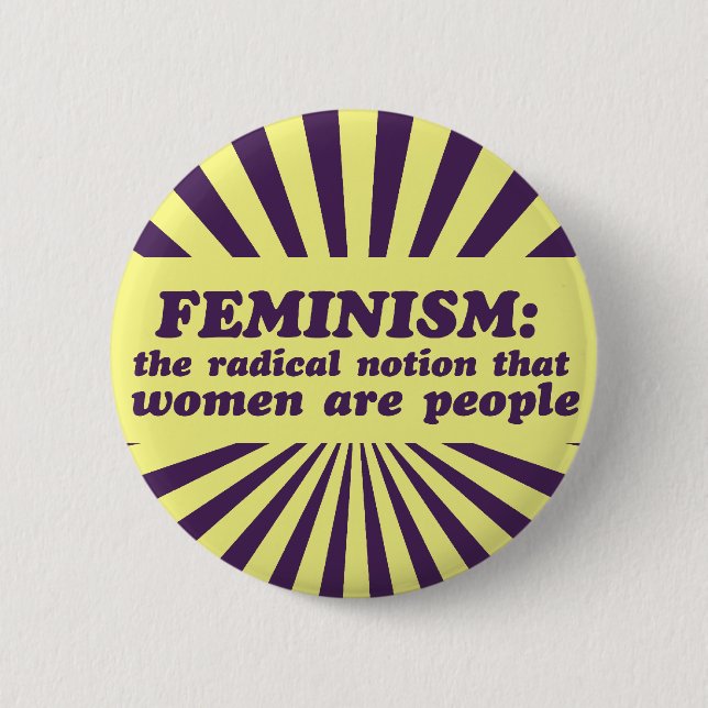 Feminism Pinback Button (Front)