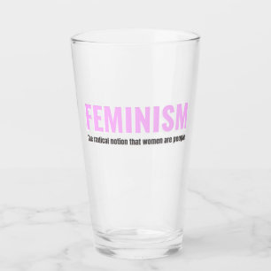 Feminism Pint Glass – Pour One for Progress