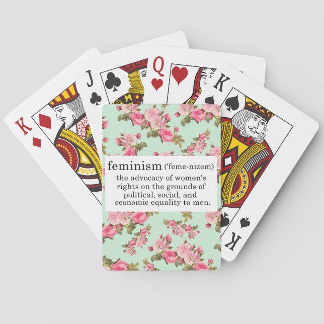 Feminism Playing Cards (Back)