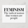 Feminism Postcard