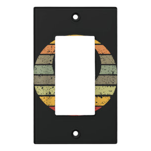 Feminism Symbol Design Retro Vintage 70s 80s 90s F Light Switch Cover