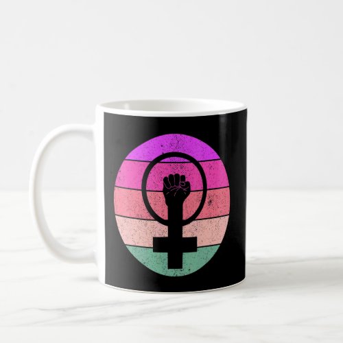Feminism Symbol Female Equality Woman Up Feminist  Coffee Mug
