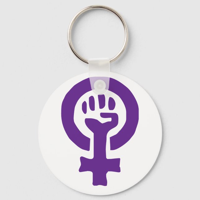 Feminism Symbol Keychain (Front)