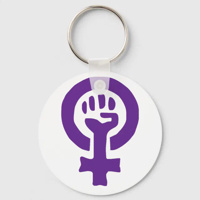 Feminism Symbol Keychain | Zazzle