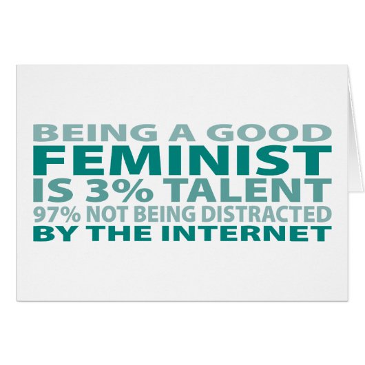 Feminist 3% Talent Cards (Front Horizontal)
