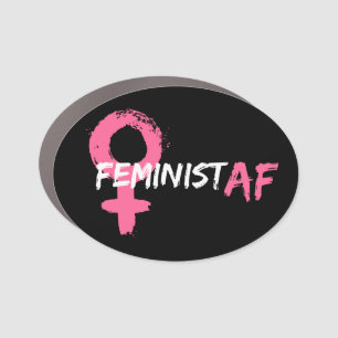 Feminist AF Female Symbol Car Magnet