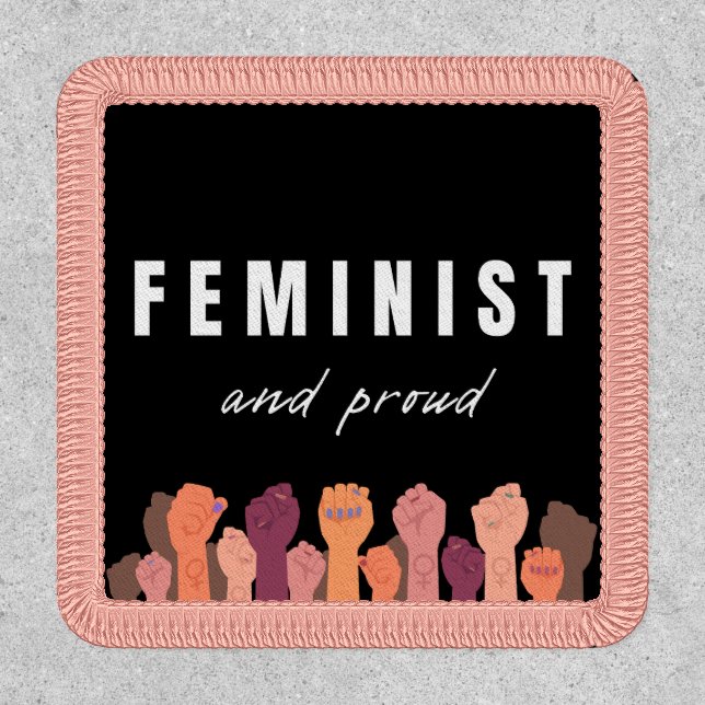 Feminist And Proud Patch (Front)