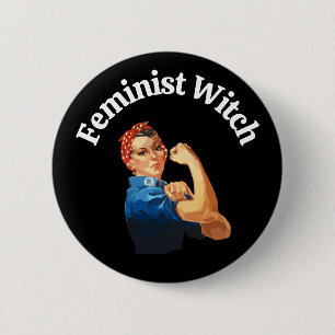 Feminist Anti-Trump Social Justice Human Rights Button