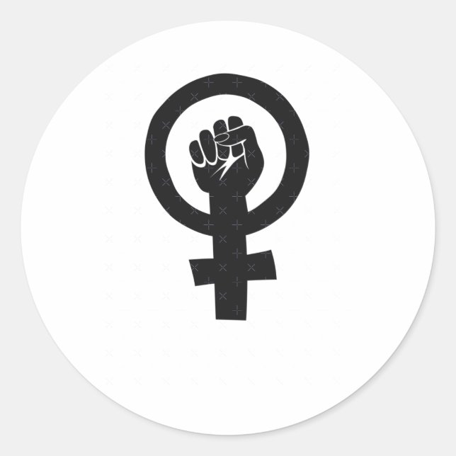 Feminist Art Symbol Sticker  (Front)