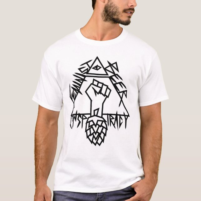 Feminist Beer Conspiracy: sharp edges T-Shirt (Front)