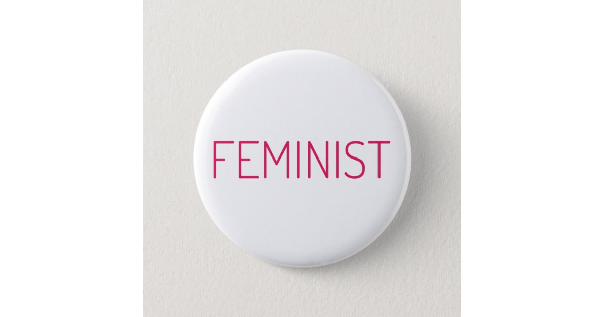 Feminist Button 