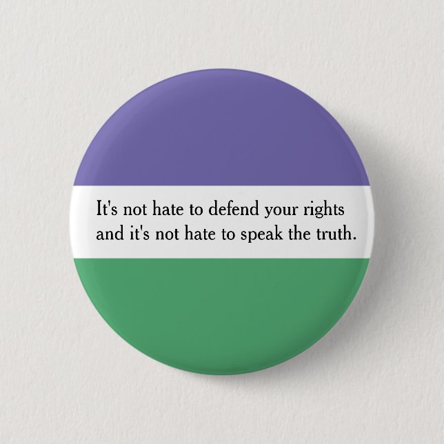 Feminist Button with Magdalen Berns Quote (Front)