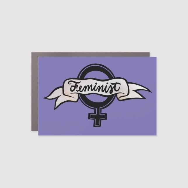 Feminist Car Magnet (Front)