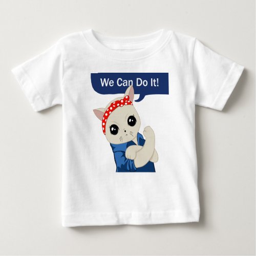 Feminist Cat Baby T_Shirt