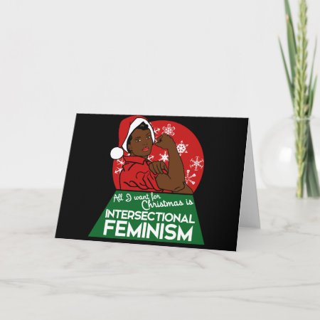 Feminist Christmas Holiday Card