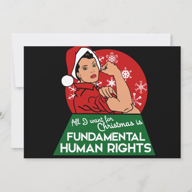 Feminist Christmas  Invitation (Front)
