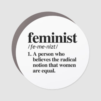 Feminist Definition Car Magnet