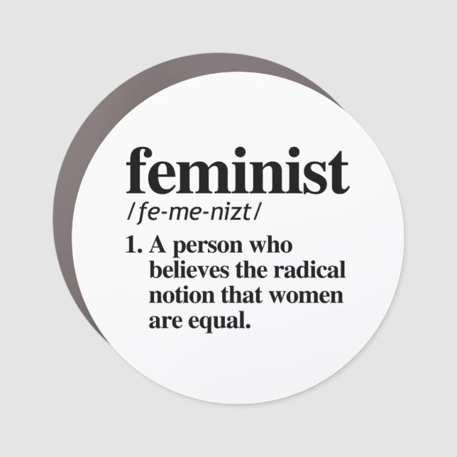 Feminist Definition Car Magnet (Front)