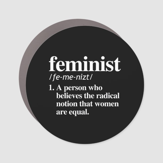 Feminist Definition Car Magnet (Front)