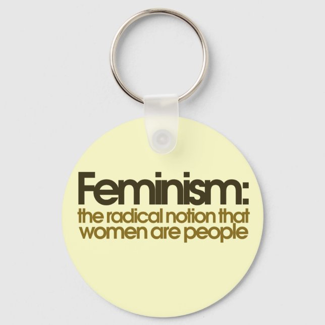 Feminist Definition Keychain (Front)