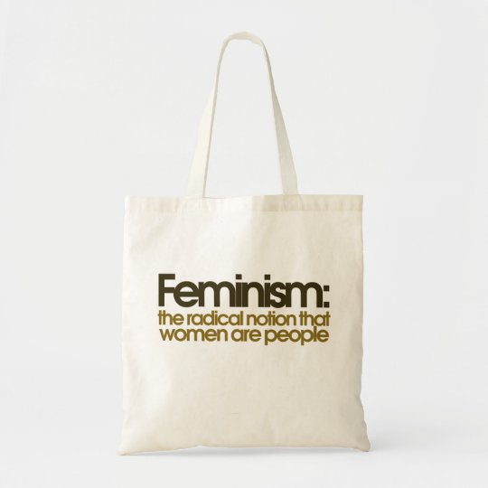 CafePress Feminism Definition Tote Bag - Natural Canvas Reusable Shopping Bag, Multiple Sizes