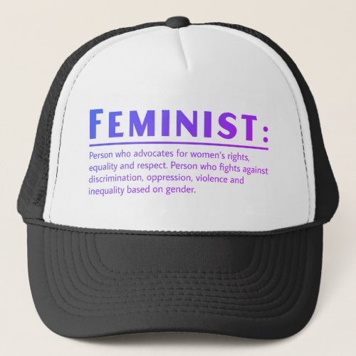 Feminist Definition Trucker Hat
