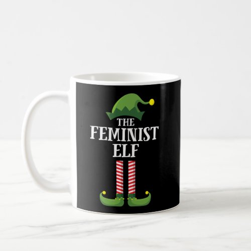 Feminist Elf Matching Family Group Christmas Party Coffee Mug