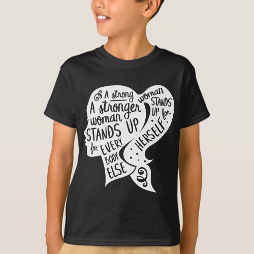 Feminist Feminism Quote Inspirational Strong Women T_Shirt