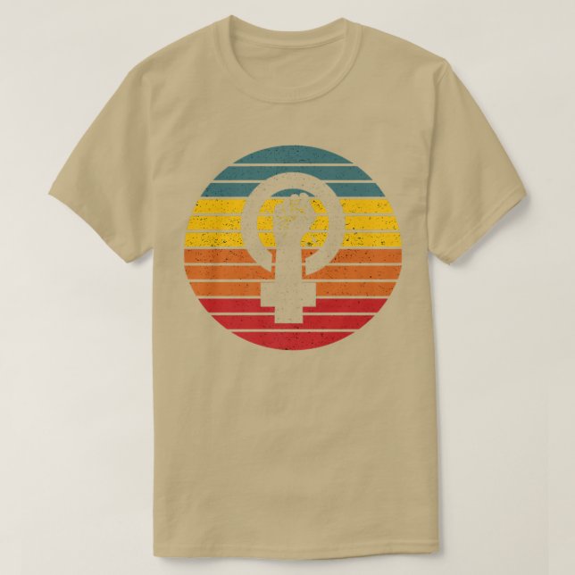 Feminist Feminism Symbol Female Equality Empowerme T-Shirt (Design Front)