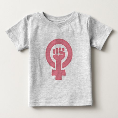 Feminist Fist Baby T_Shirt