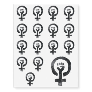Feminism Temporary Tattoos | Zazzle Feminism Temporary Tattoos | Zazzle