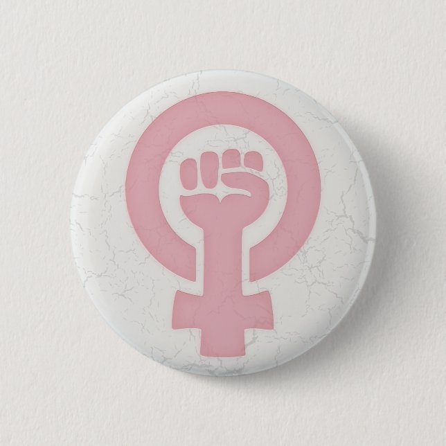 Feminist Fist Button (Front)