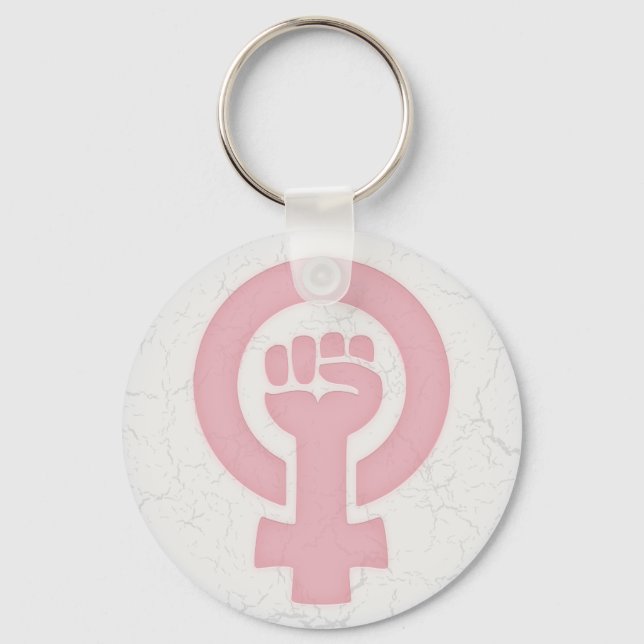 Feminist Fist Keychain (Front)