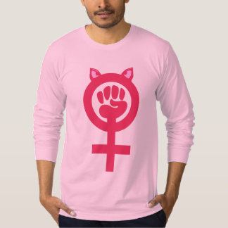 Feminist Fist Pink Pussy Power Women's March T-Shirt