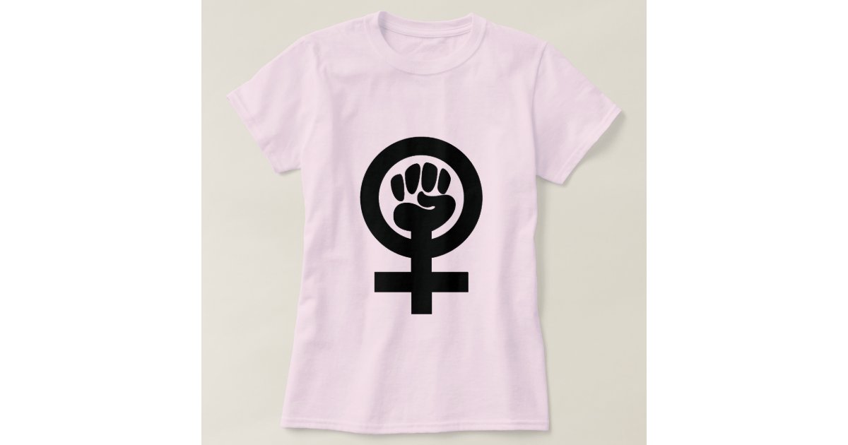 Feminist Fist Symbol Shirt | Zazzle