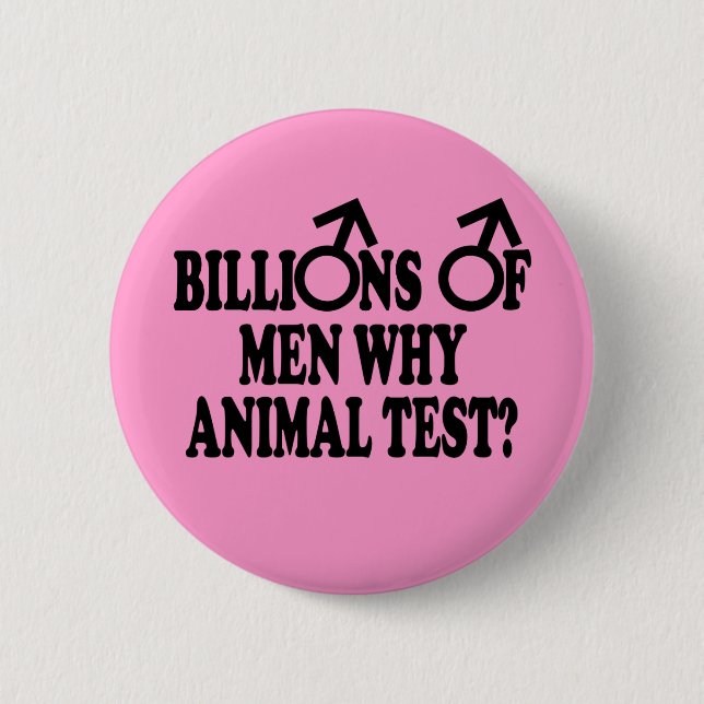 Feminist funny badges button (Front)