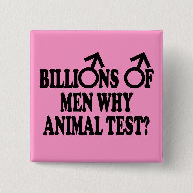 Feminist funny badges button (Front)