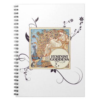 Feminist Goddess Notebook by ellesgreetings at Zazzle