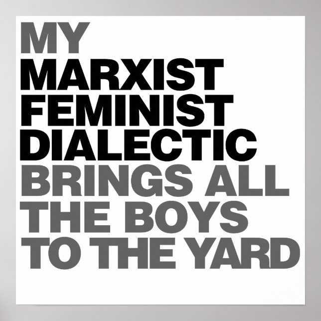 Feminist humor poster (Front)