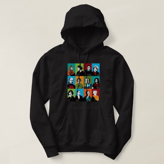 Feminist Icons  Hoodie (Design Front)