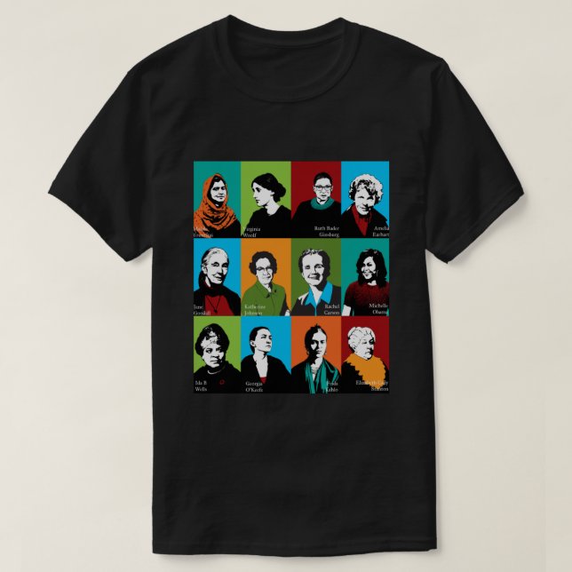 Feminist Icons  T-Shirt (Design Front)