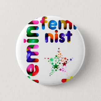 Feminist Jellybean Button